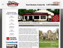 Tablet Screenshot of premiercontractors-oh.com